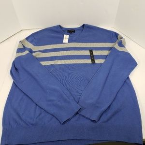 NWT BANANA REPUBLIC MENS STRIPED SWEATER